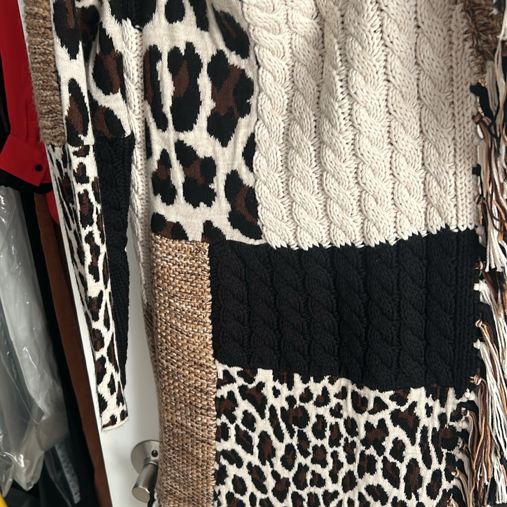 Alice And Olivia Gricelda Patchwork Cardigan Swea… - image 8